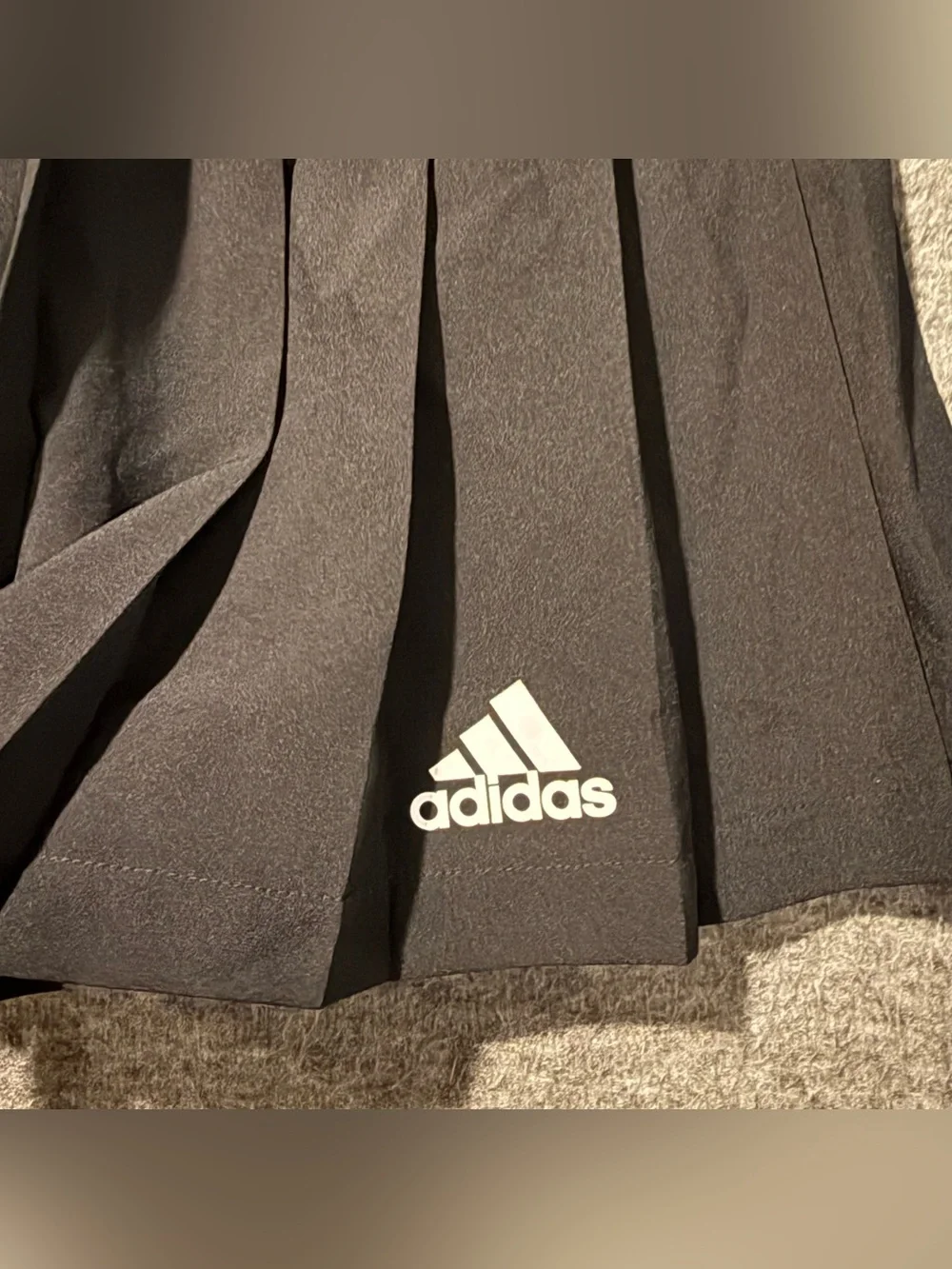 Adidas Club Pleated Skirt Skort Womens S Black Tennis Athletic PrimeGreen NWT